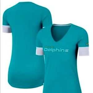 Nike Miami Dolphins NFL Women's V-Neck T-Shirt